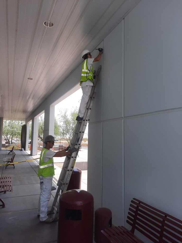 Safety is important at PHP Commercial and Industrial painting.