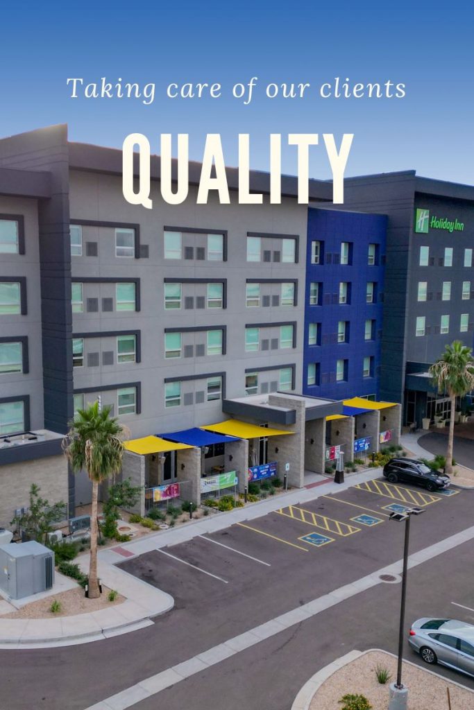 Interior Commercial Painting at a Phoenix Hotel.